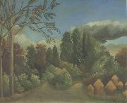 Henri Rousseau The Haystacks USA oil painting artist